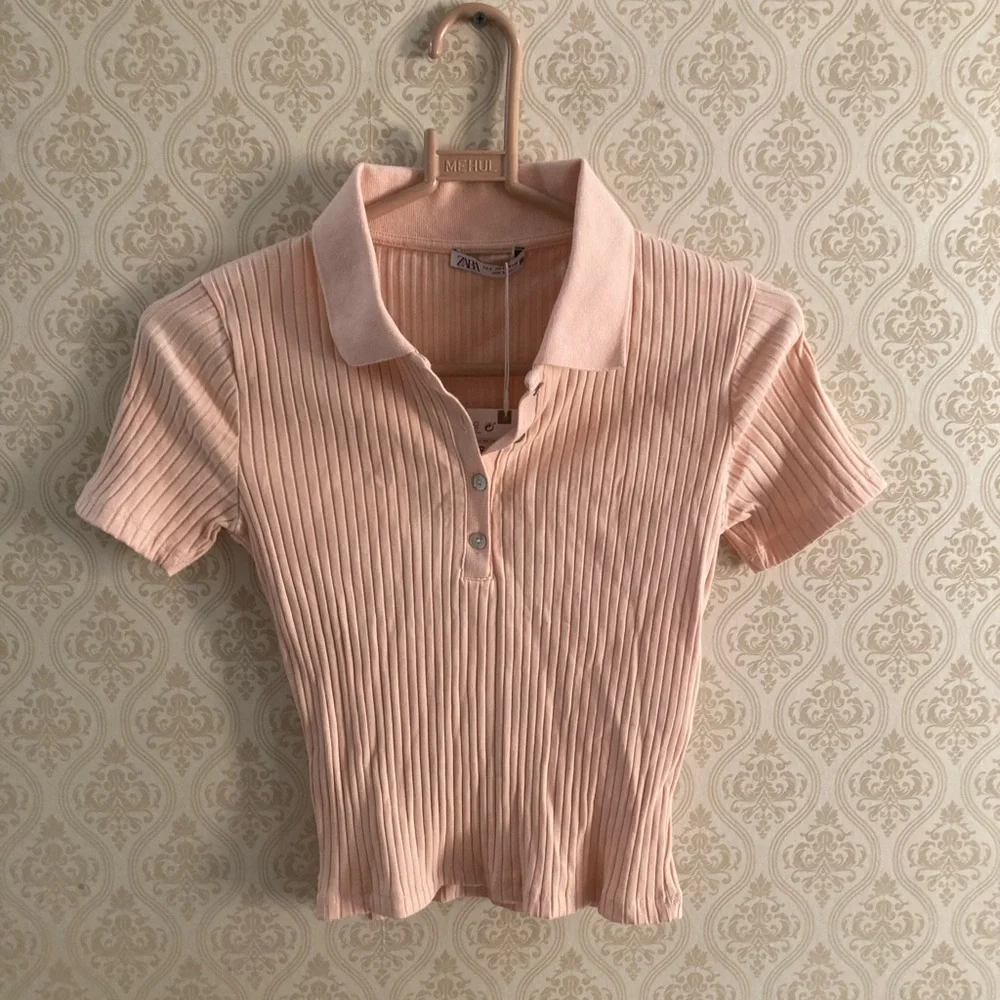 ZARA Ribbed Tshirt - Picture 5 of 5
